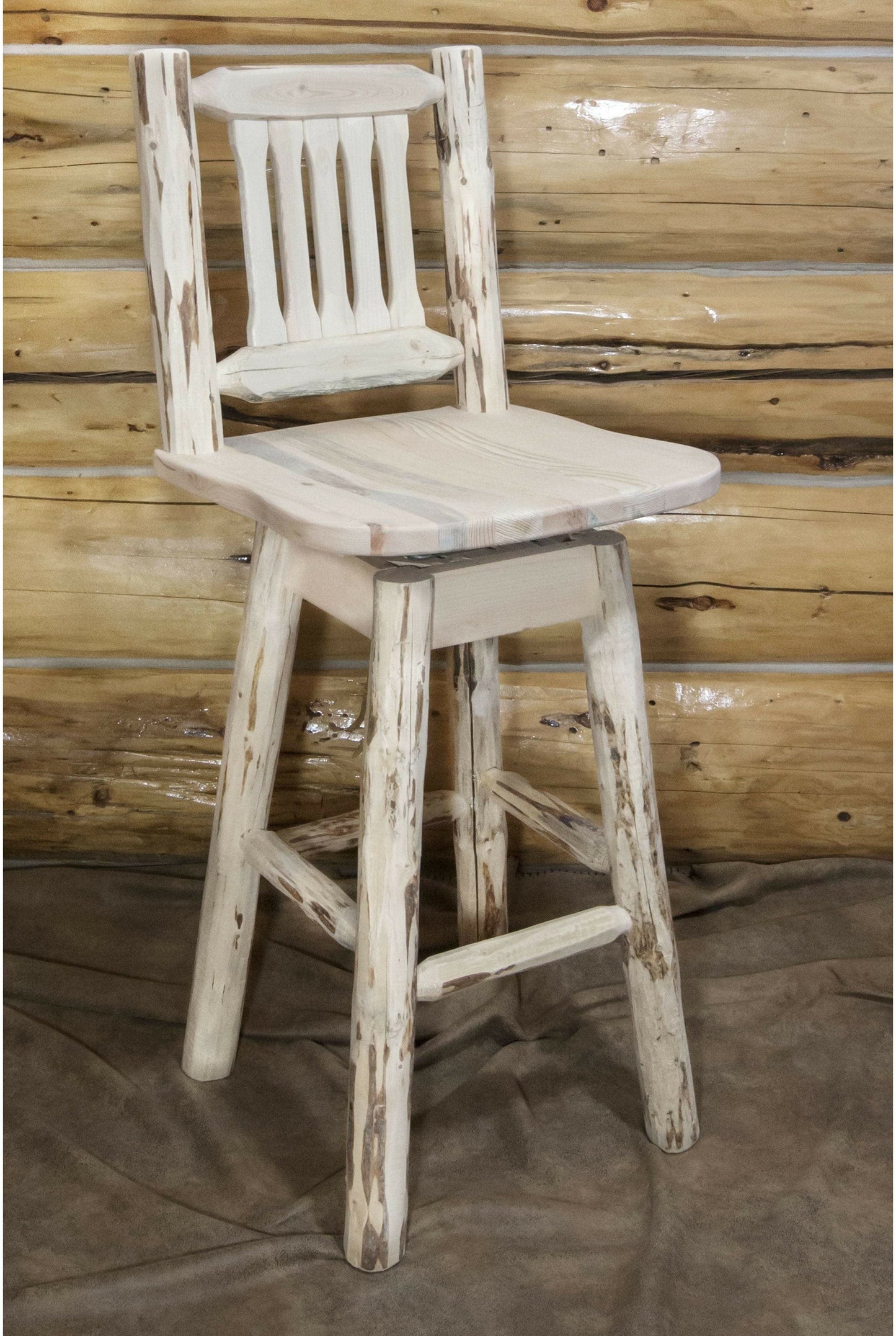 Montana Woodworks Montana Kollektion Barshocker mit Rücken & Schwenken