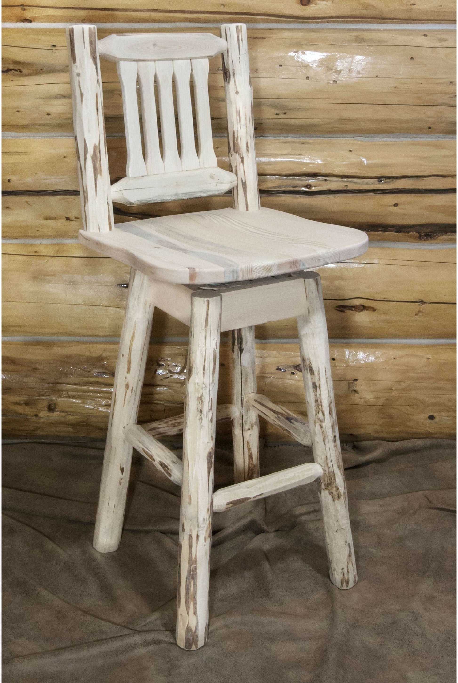 Montana Woodworks Montana Kollektion Barshocker mit Rücken & Schwenken