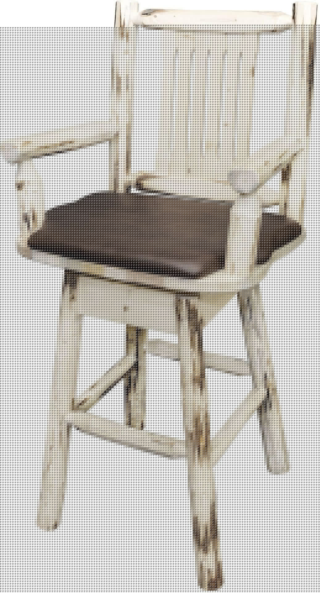 Montana Woodworks Montana Kollektion Kapitänshocker mit Rücken / Schwenk / Polstersitz