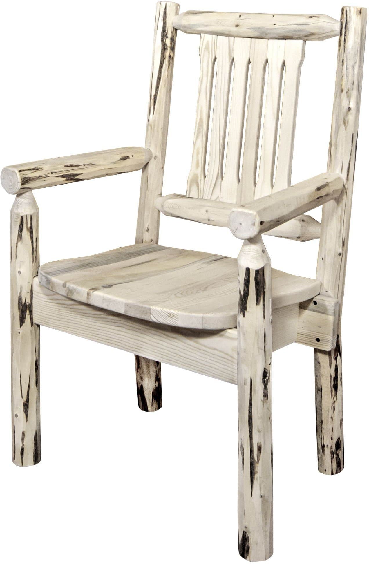 Montana Woodworks Montana Kollektion Kapitänsstuhl mit ergonomischem Holzsitz