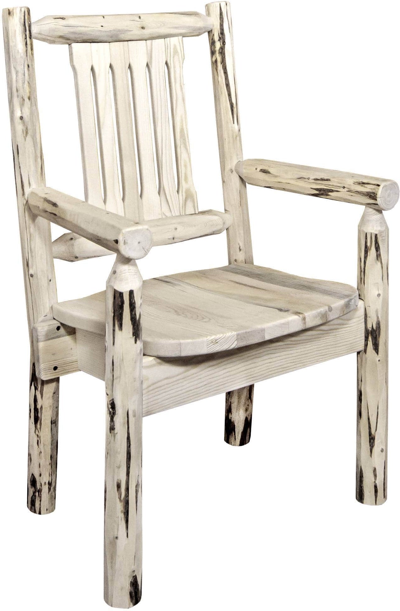 Montana Woodworks Montana Kollektion Kapitänsstuhl mit ergonomischem Holzsitz
