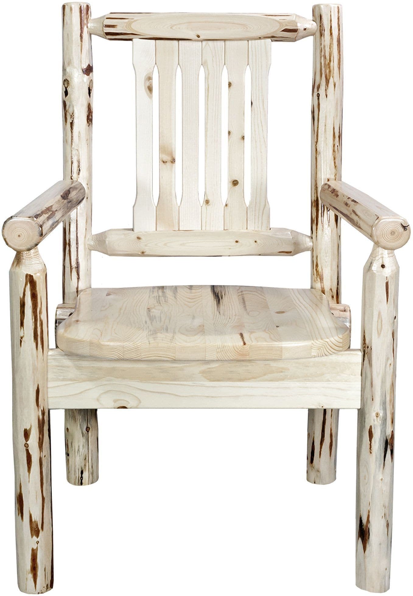 Montana Woodworks Montana Kollektion Kapitänsstuhl mit ergonomischem Holzsitz