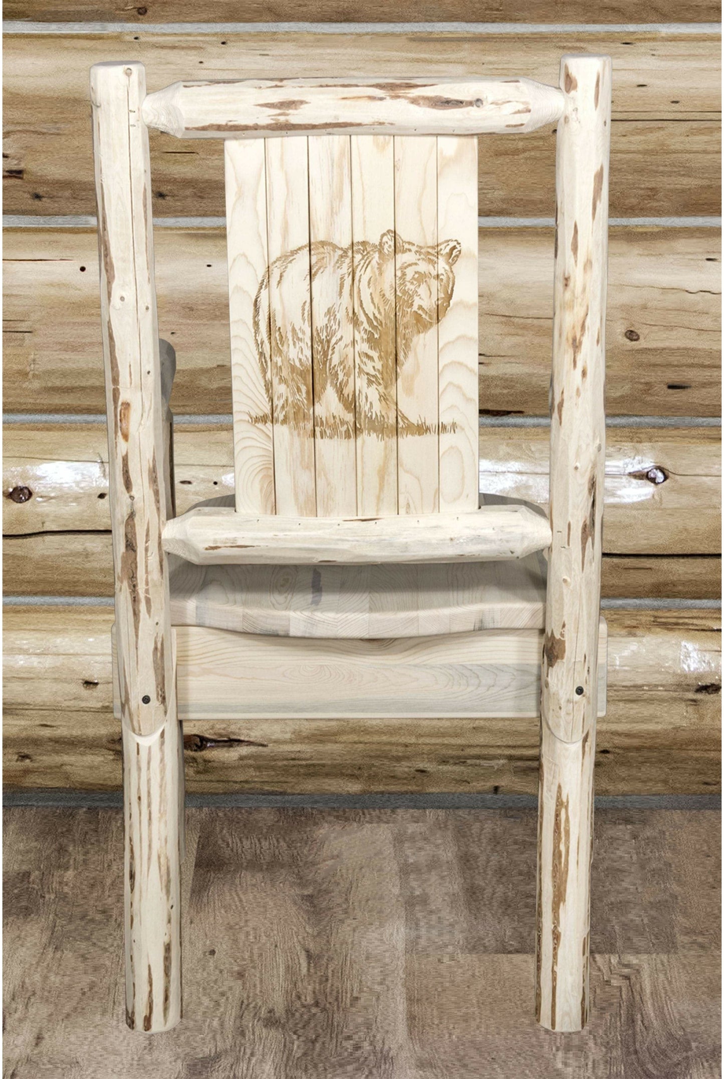 Montana Woodworks Montana Kollektion Kapitänsstuhl mit Lasergravur - Bereit zum Abschluss