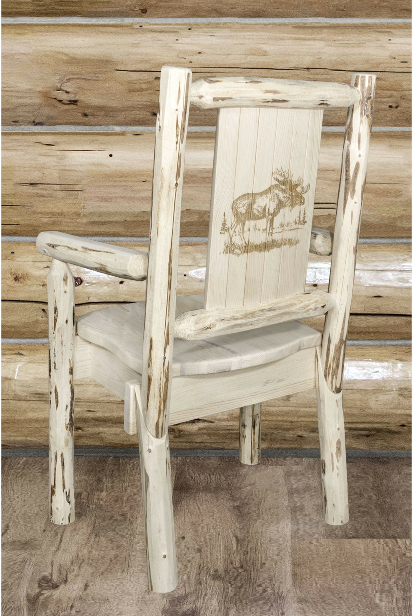 Montana Woodworks Montana Kollektion Kapitänsstuhl mit Lasergravur - Bereit zum Abschluss