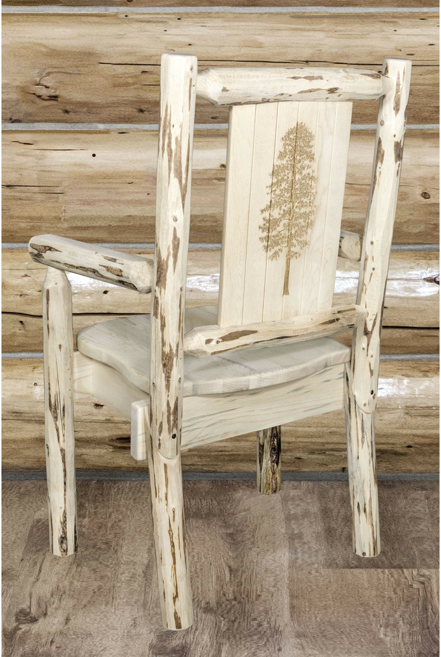 Montana Woodworks Montana Kollektion Kapitänsstuhl mit Lasergravur - Bereit zum Abschluss