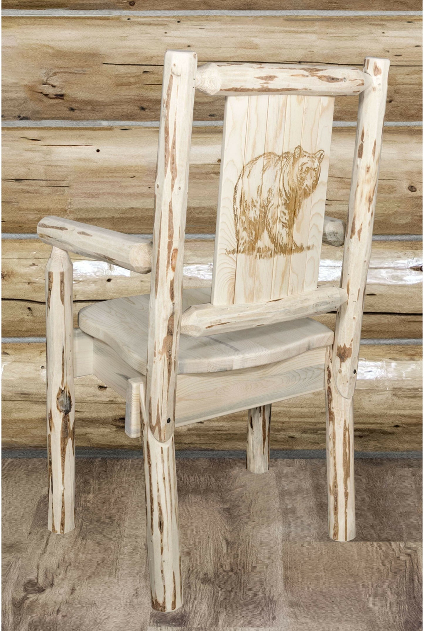 Montana Woodworks Montana Kollektion Kapitänsstuhl mit Lasergravur - Bereit zum Abschluss