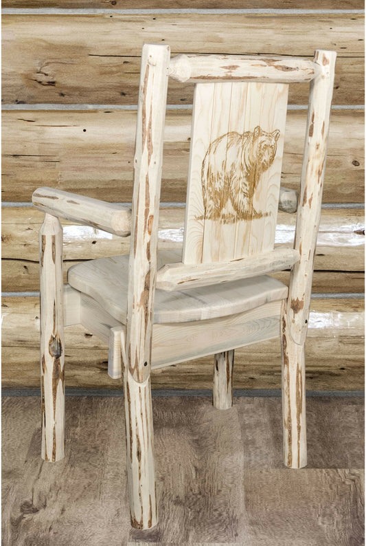 Montana Woodworks Montana Kollektion Kapitänsstuhl mit Lasergravur - Bereit zum Abschluss