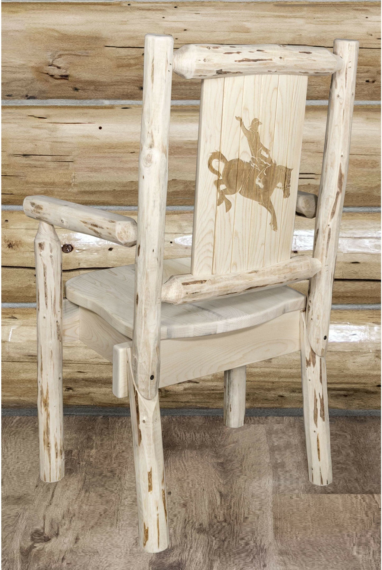 Montana Woodworks Montana Kollektion Kapitänsstuhl mit Lasergravur - Bereit zum Abschluss