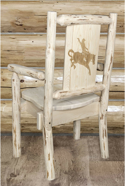 Montana Woodworks Montana Kollektion Kapitänsstuhl mit Lasergravur - Bereit zum Abschluss