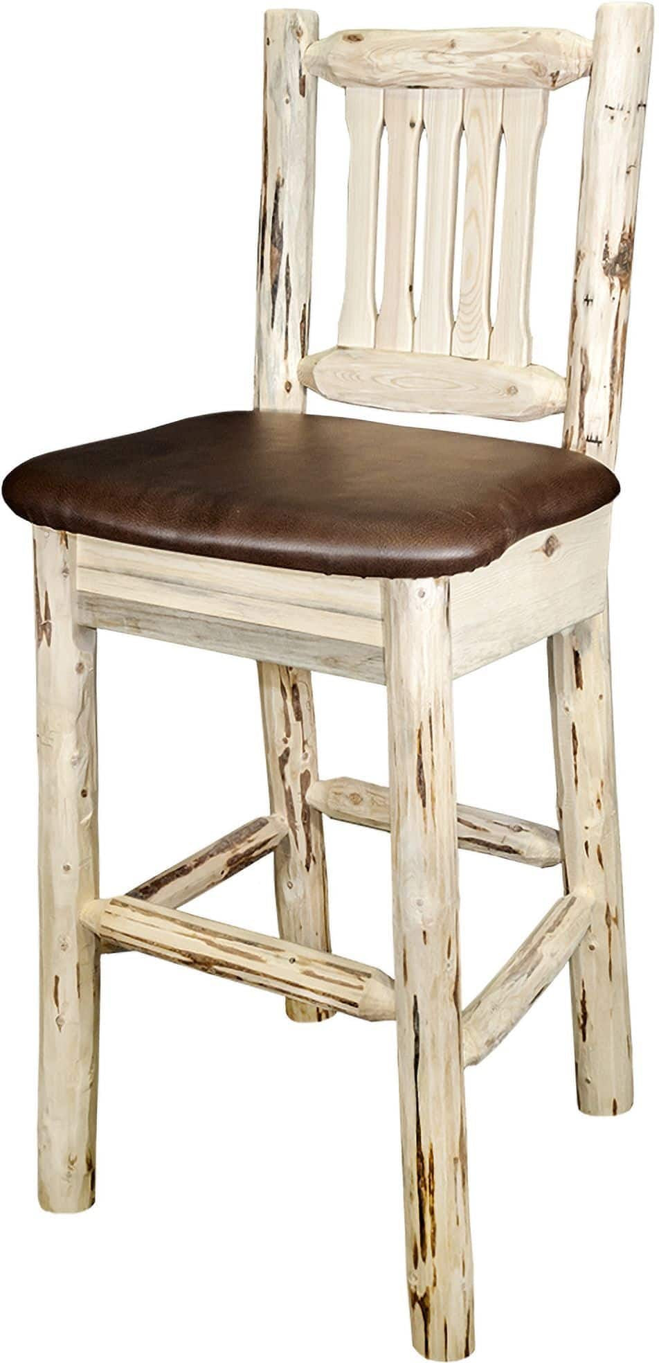 Montana Woodworks Montana Kollektion Polsterung des Barshockers in Gegenhöhe