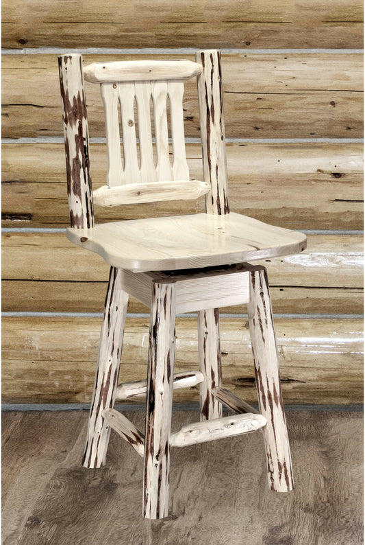 Montana Woodworks Montana Kollektion Counter Height Swivel Barshocker