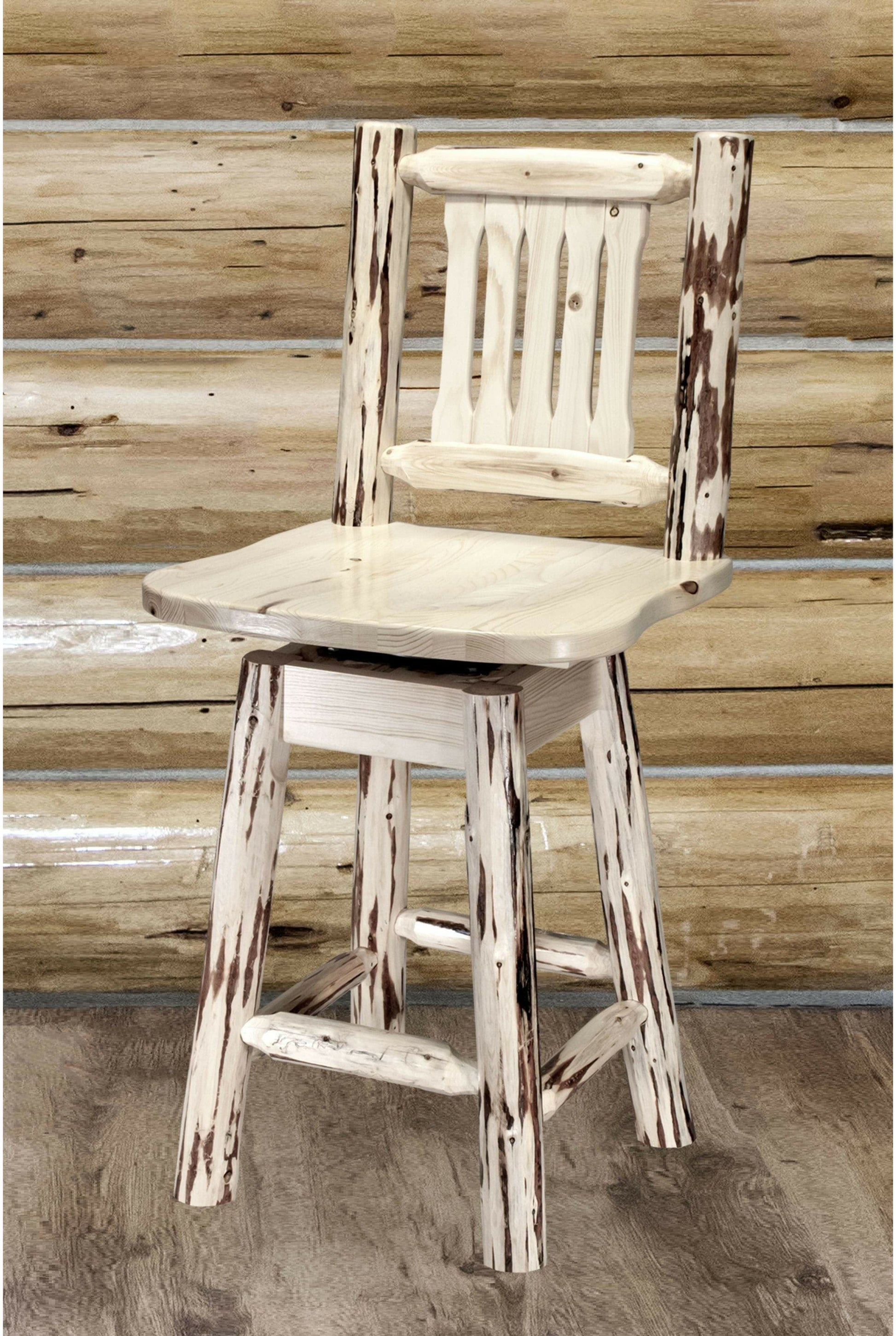 Montana Woodworks Montana Kollektion Counter Height Swivel Barshocker