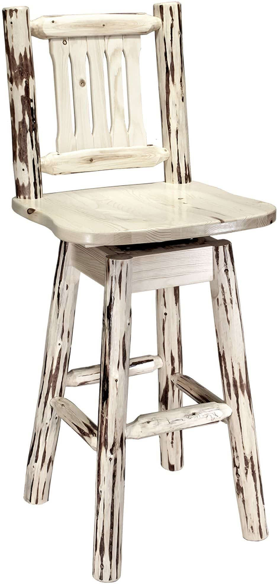 Montana Woodworks Montana Kollektion Counter Height Swivel Barshocker