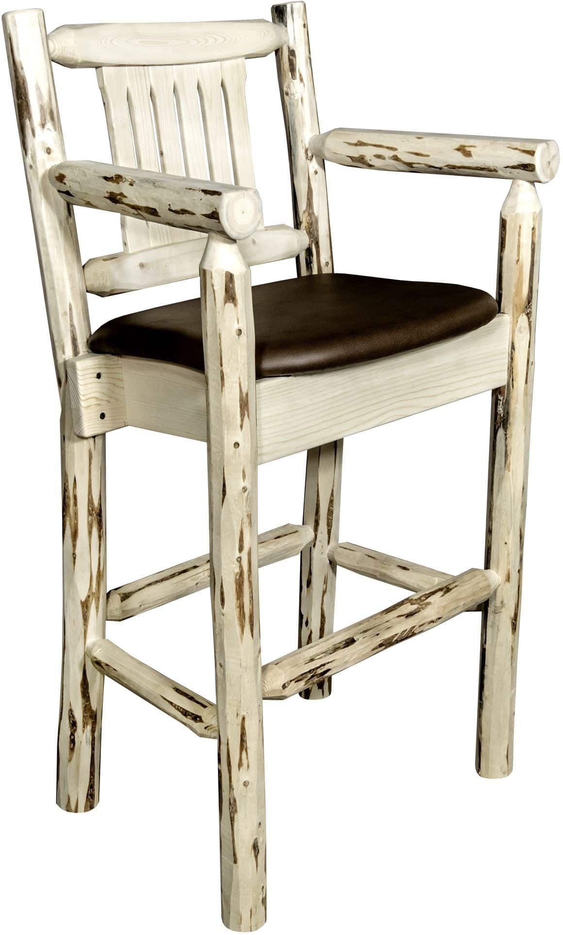 Montana Woodworks Montana Kollektion Captains Polsterung Barstool