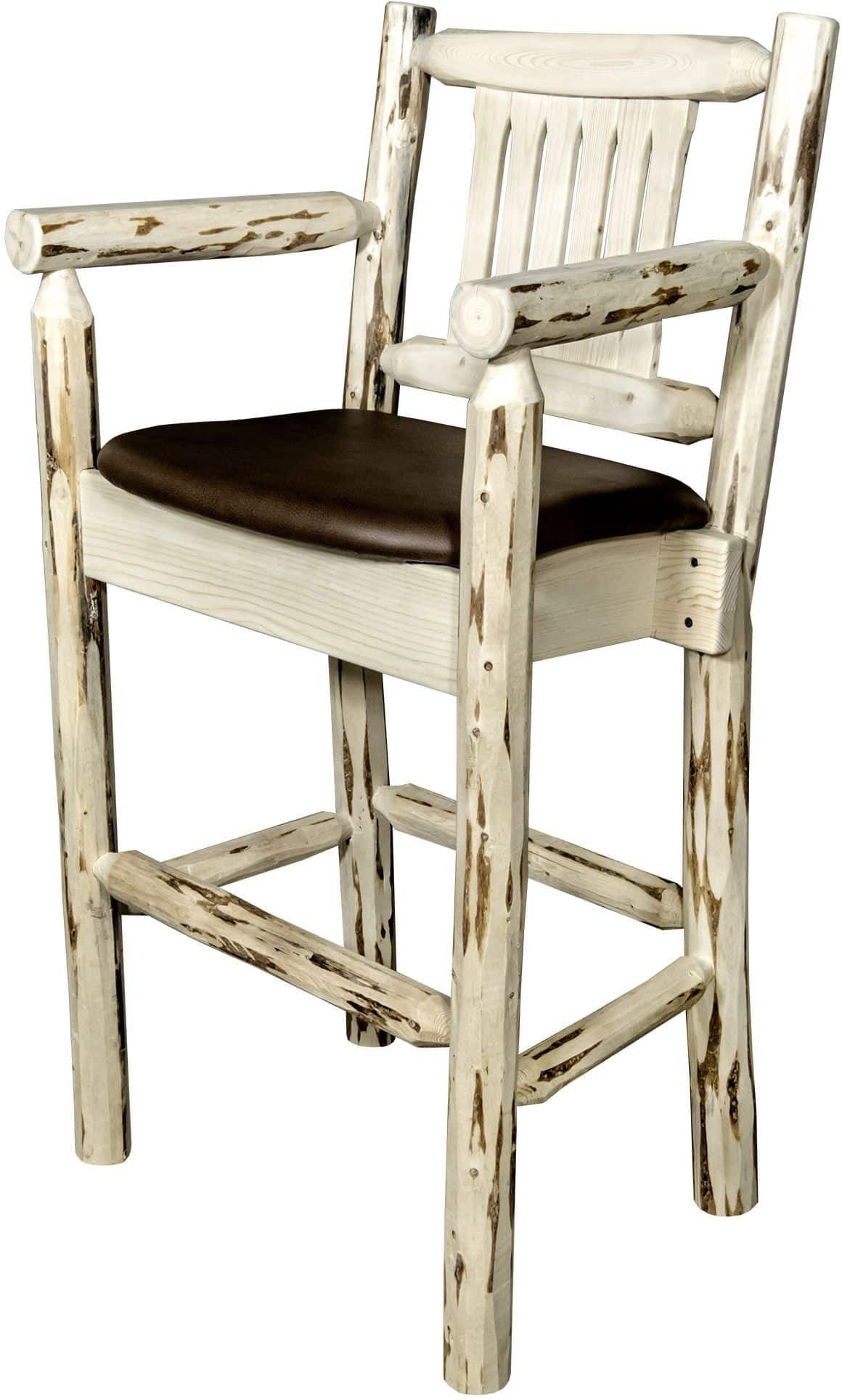 Montana Woodworks Montana Kollektion Captains Polsterung Barstool