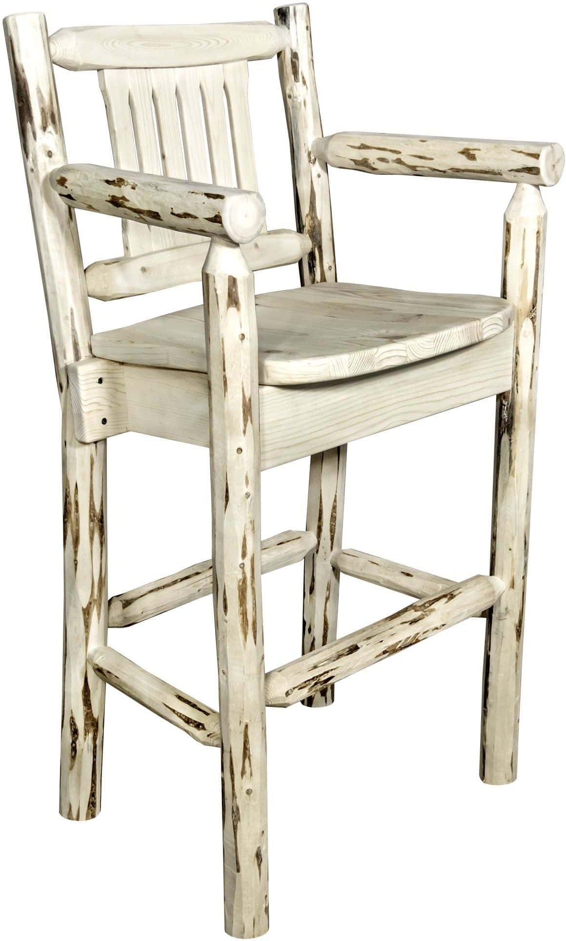 Montana Woodworks Montana Kollektion Counter Height Captains Barstool (Deutsche Ausgabe)
