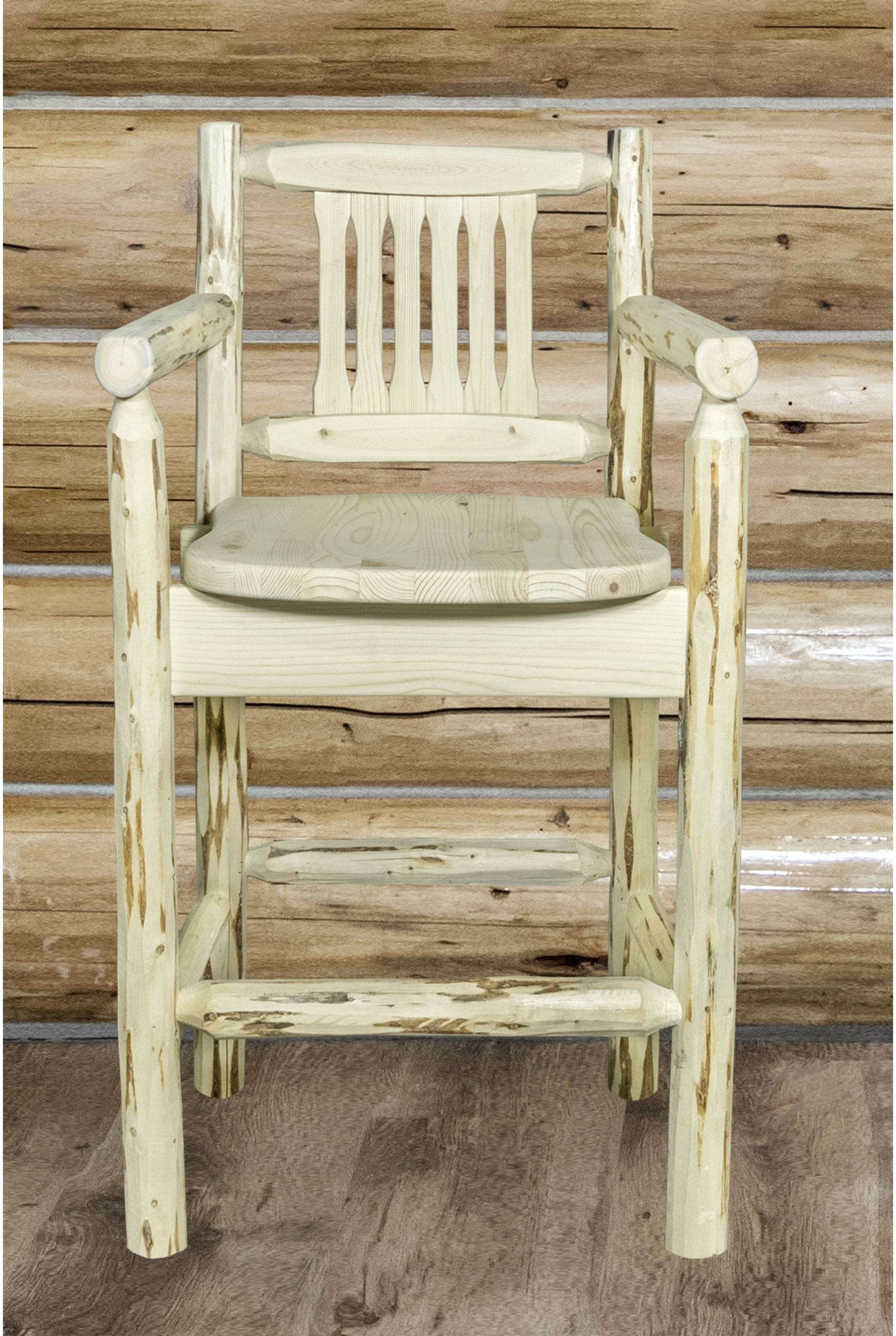 Montana Woodworks Montana Kollektion Counter Height Captains Barstool (Deutsche Ausgabe)