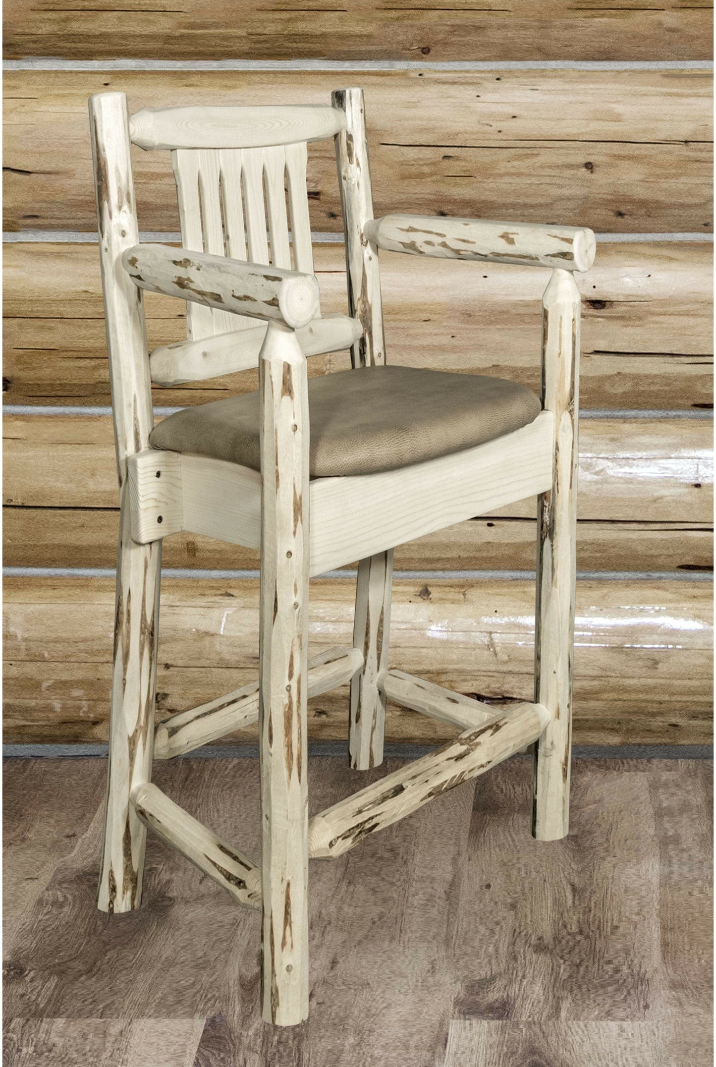 Montana Woodworks Montana Kollektion Captains Polsterung Barstool