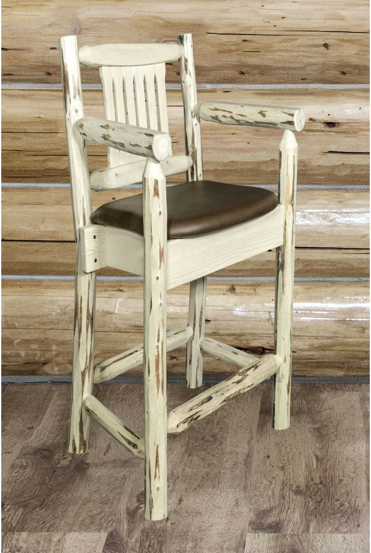 Montana Woodworks Montana Kollektion Captains Polsterung Barstool