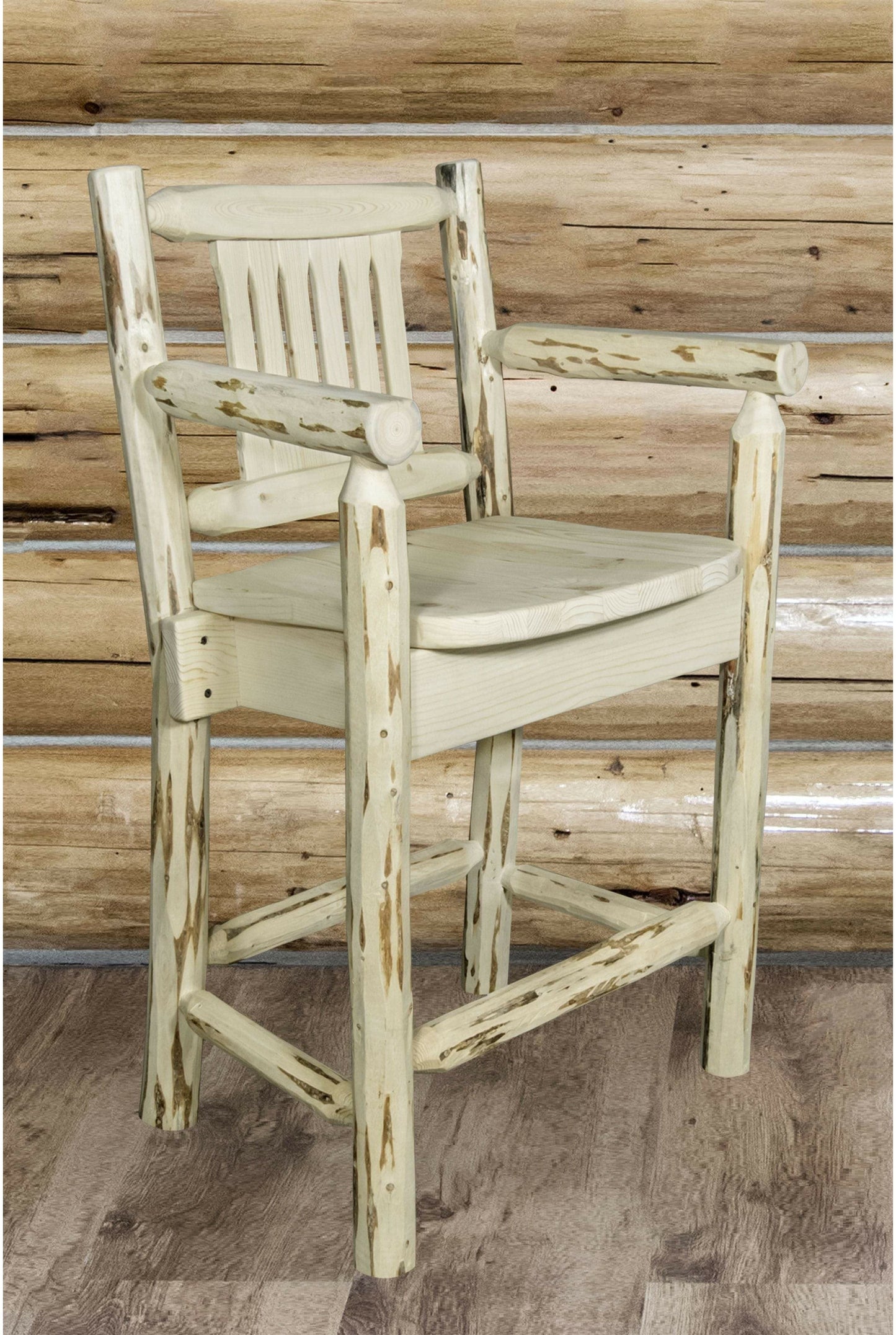 Montana Woodworks Montana Kollektion Counter Height Captains Barstool (Deutsche Ausgabe)