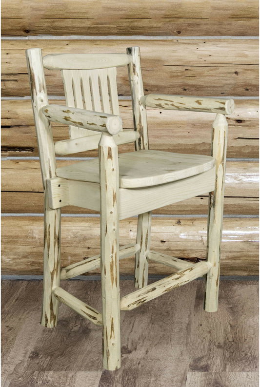 Montana Woodworks Montana Kollektion Counter Height Captains Barstool (Deutsche Ausgabe)
