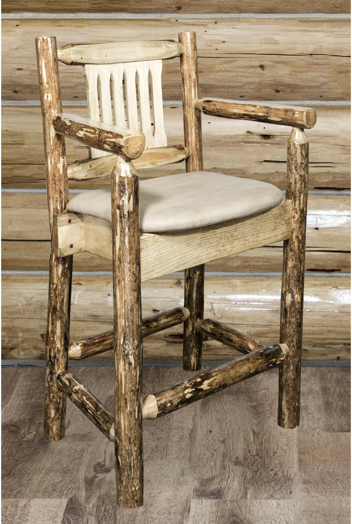 Montana Woodworks Montana Kollektion Captains Polsterung Barstool