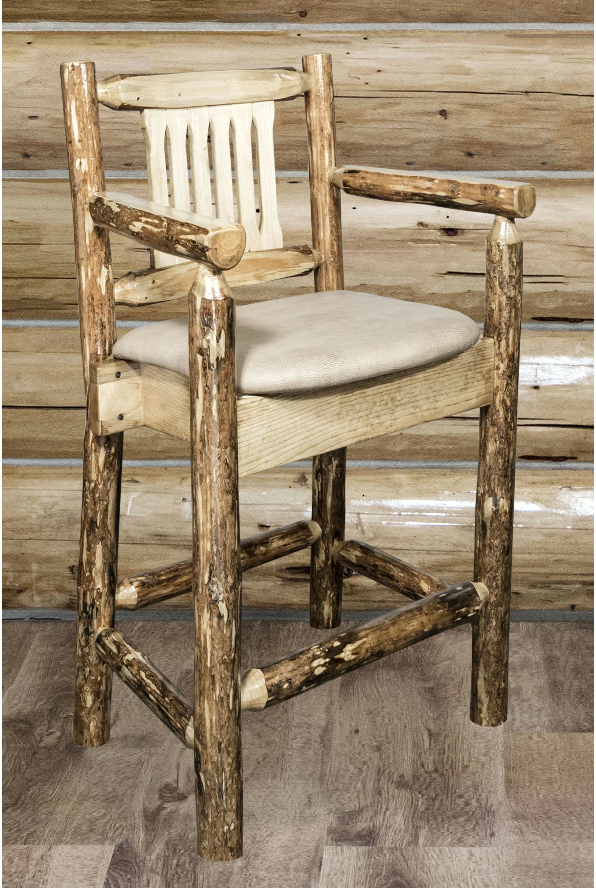 Montana Woodworks Montana Kollektion Captains Polsterung Barstool