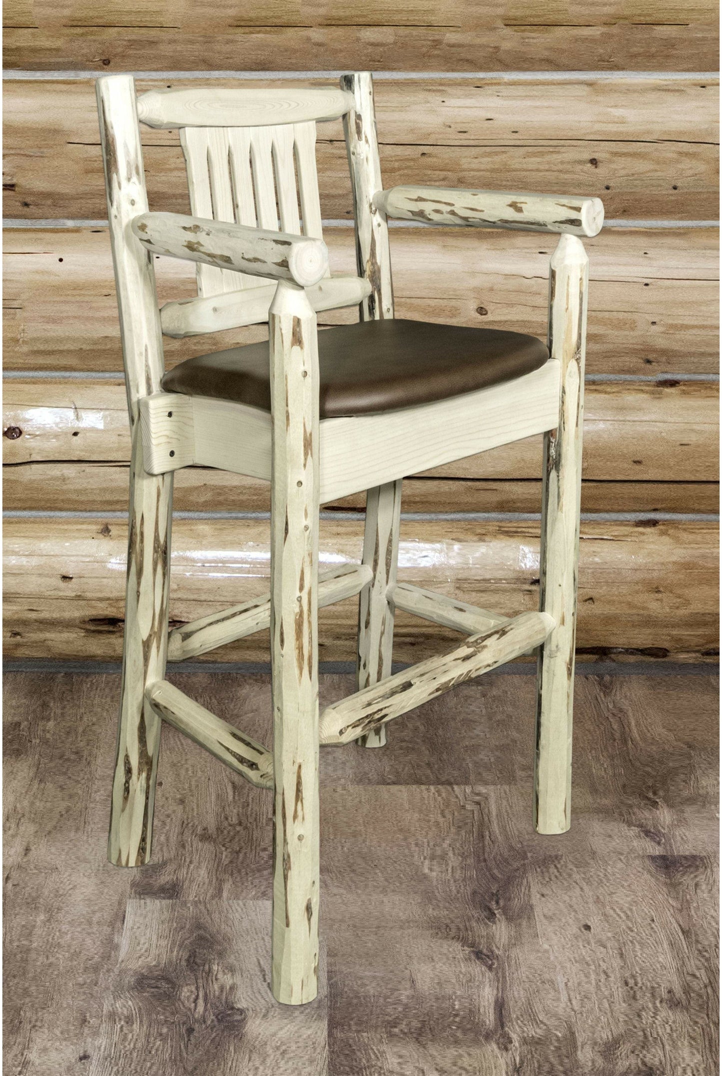 Montana Woodworks Montana Kollektion Captains Polsterung Barstool