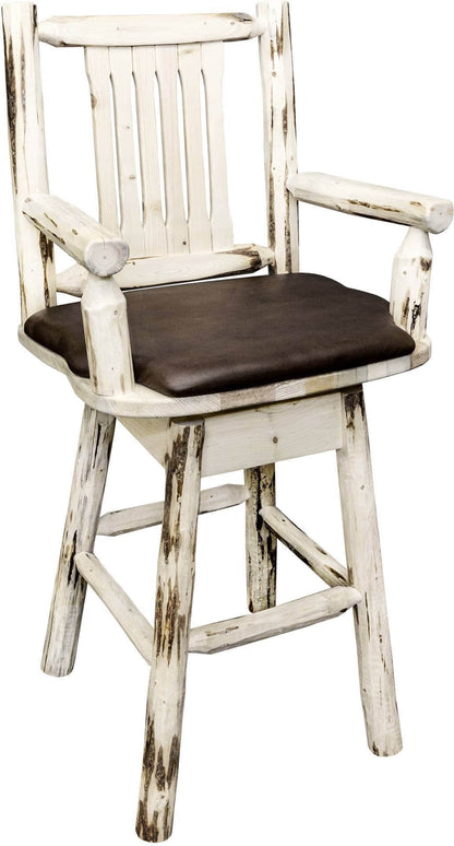 Montana Woodworks Montana Sammlung Swivel Captain's Polsterbarsch