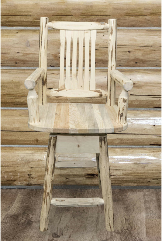Montana Woodworks Montana Kollektion Counter Height Swivel Barshocker