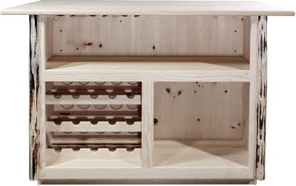 Montana Woodworks Montana Kollektion Deluxe Bar mit Fußschiene