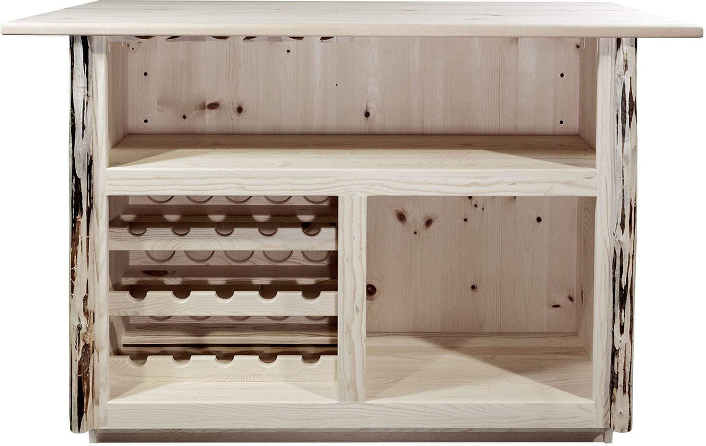 Montana Woodworks Montana Kollektion Deluxe Bar mit Fußschiene