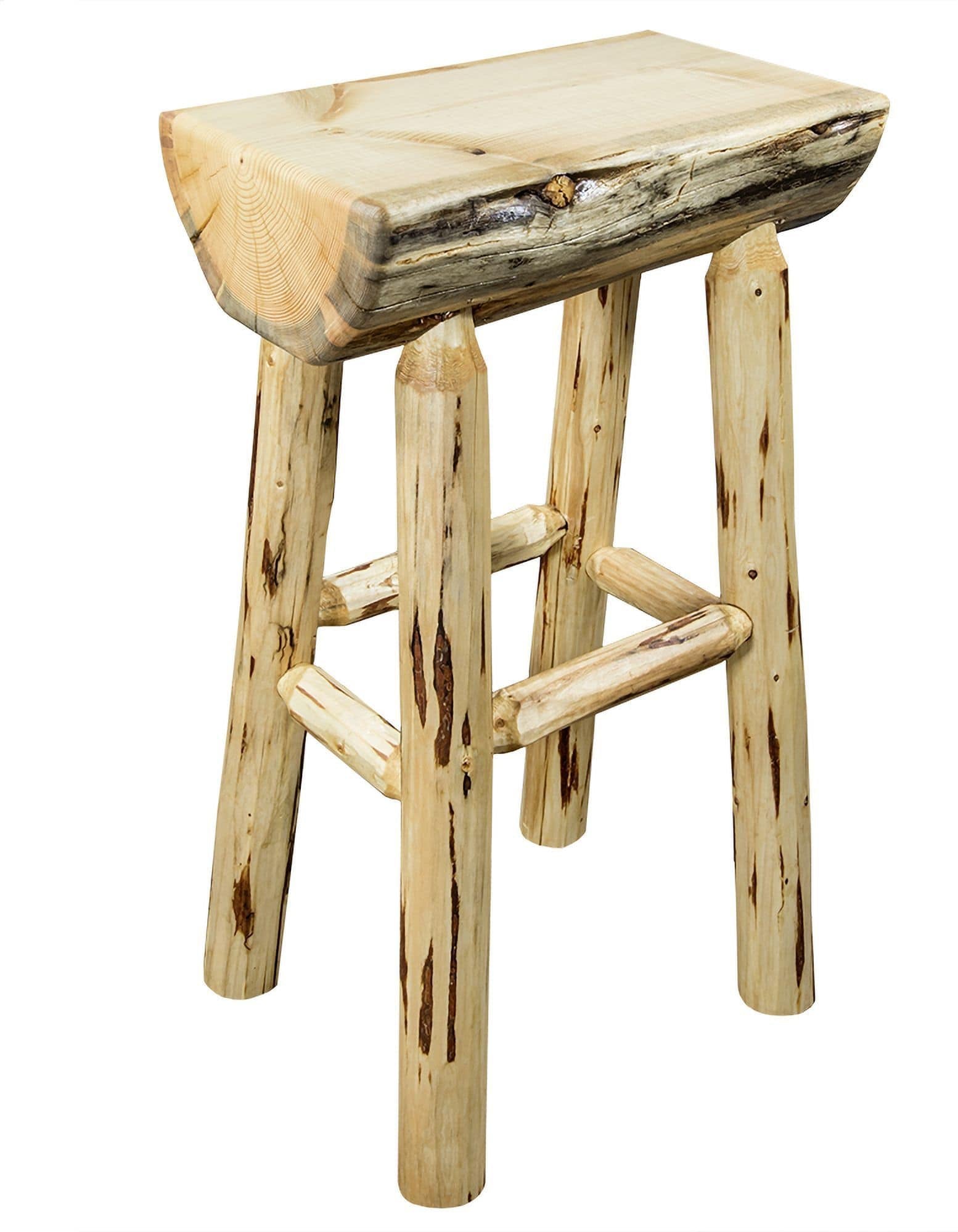 Montana Woodworks Montana Sammlung Halb Log Barstool