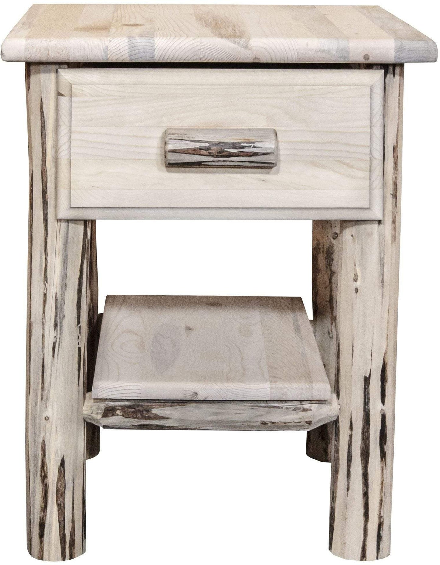 Montana Woodworks Montana Kollektion Nachttisch mit Schublade und Regal