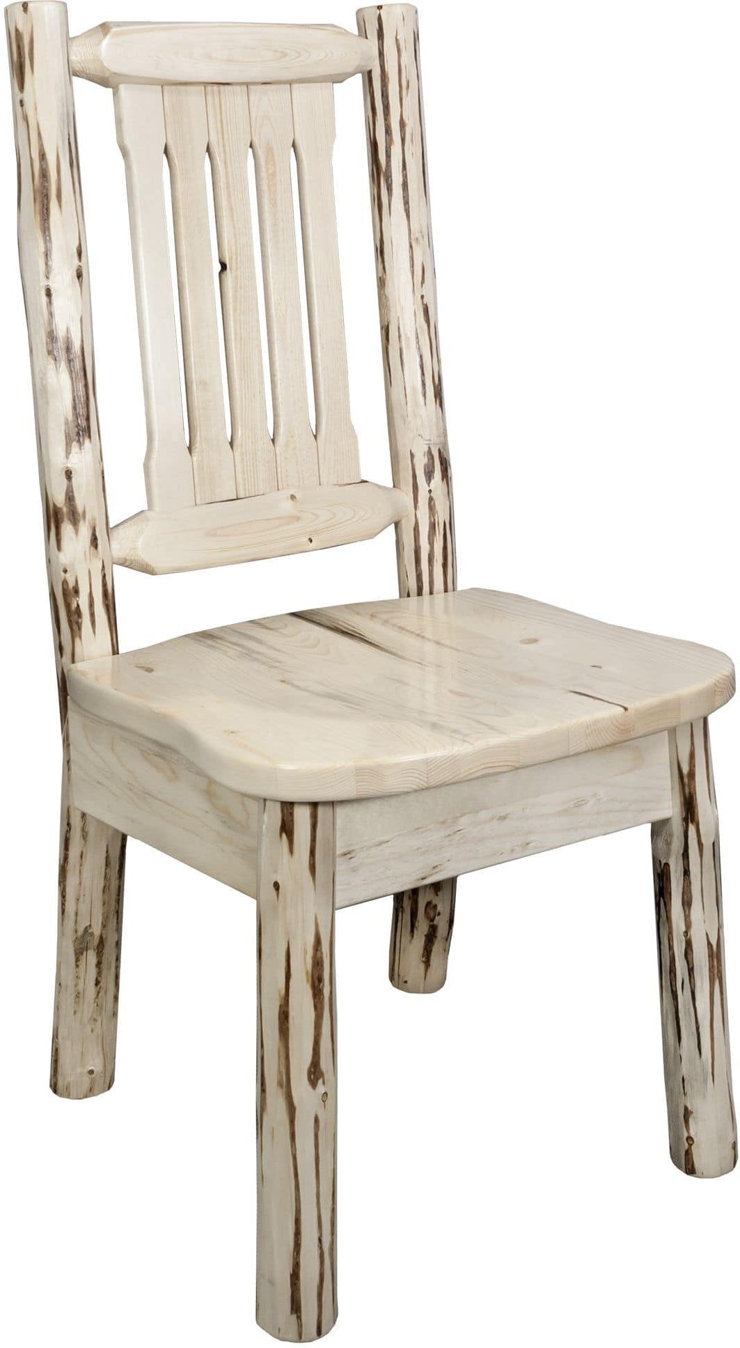 Montana Woodworks Montana Kollektion Beistellstuhl mit ergonomischem Holzsitz