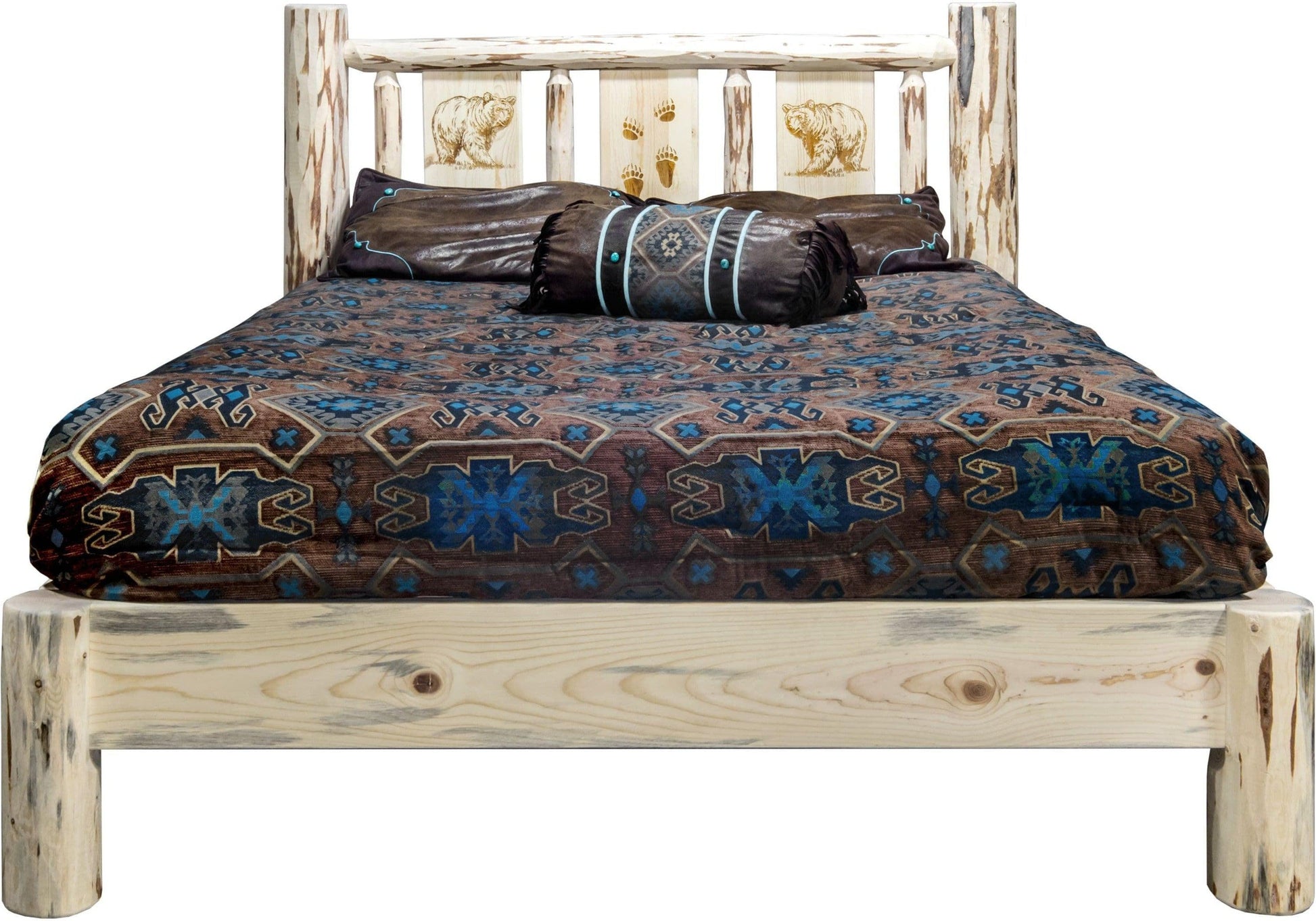 Montana Woodworks Montana Kollektion Doppelbett mit Lasergravur - Bereit zum Abschluss