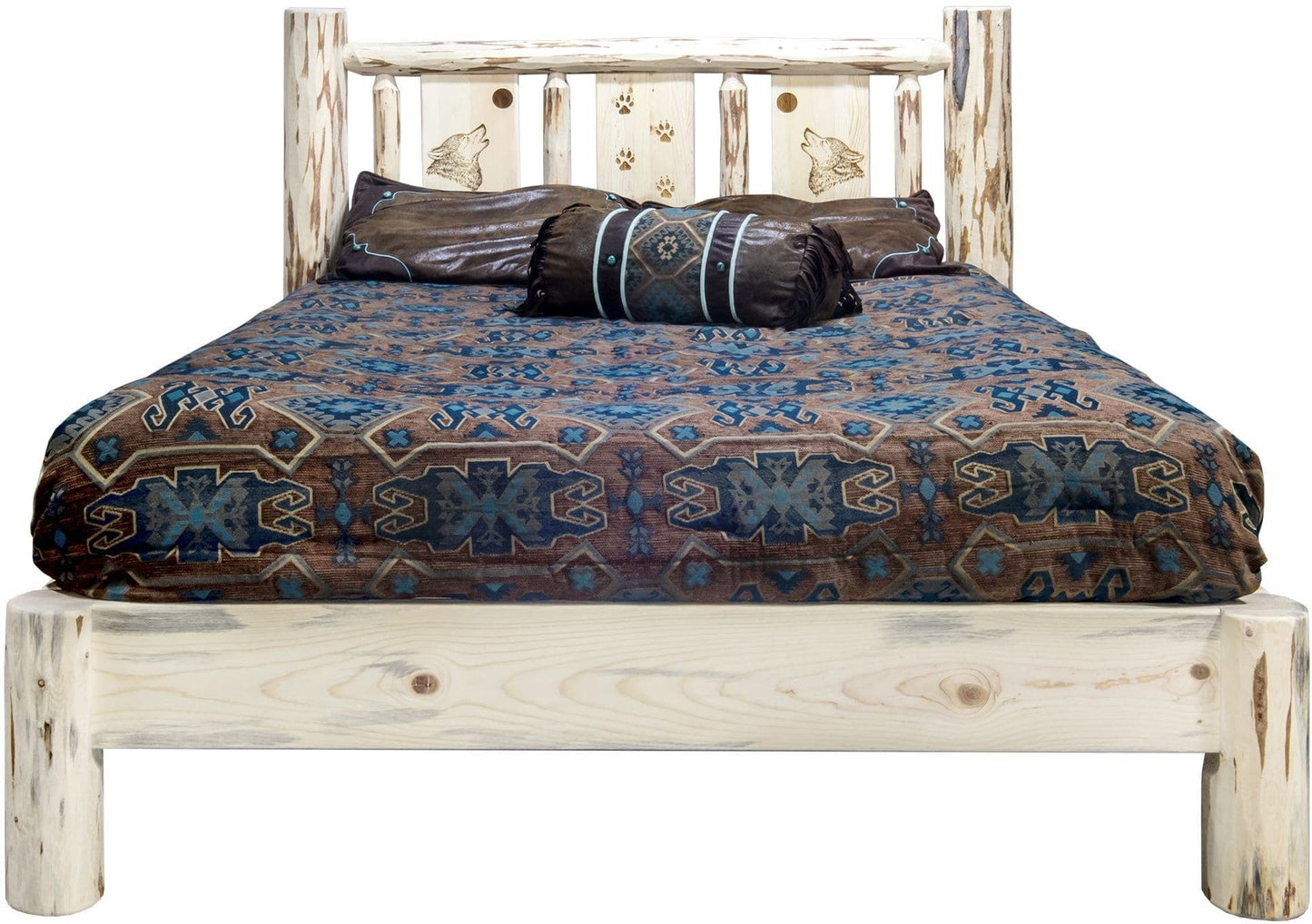 Montana Woodworks Montana Kollektion Doppelbett mit Lasergravur - Bereit zum Abschluss