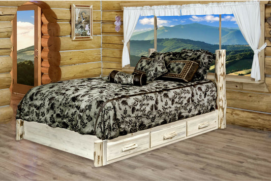 Montana Woodworks Montana Sammlung Twin Storage Platform Bett