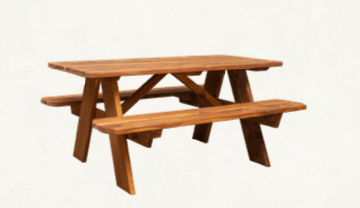 Natur Rasen & Patio 40' Kind Picknicktisch