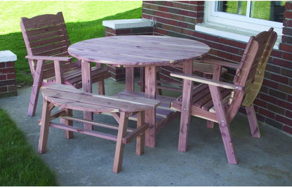 Natur Rasen & Patio 48' Holz Picknicktisch
