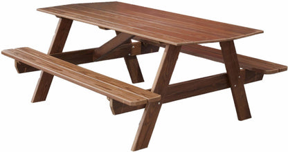 Natur Rasen & Patio 6' Holz Picknicktisch