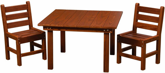 Natur Rasen & Patio Kids Tisch Set