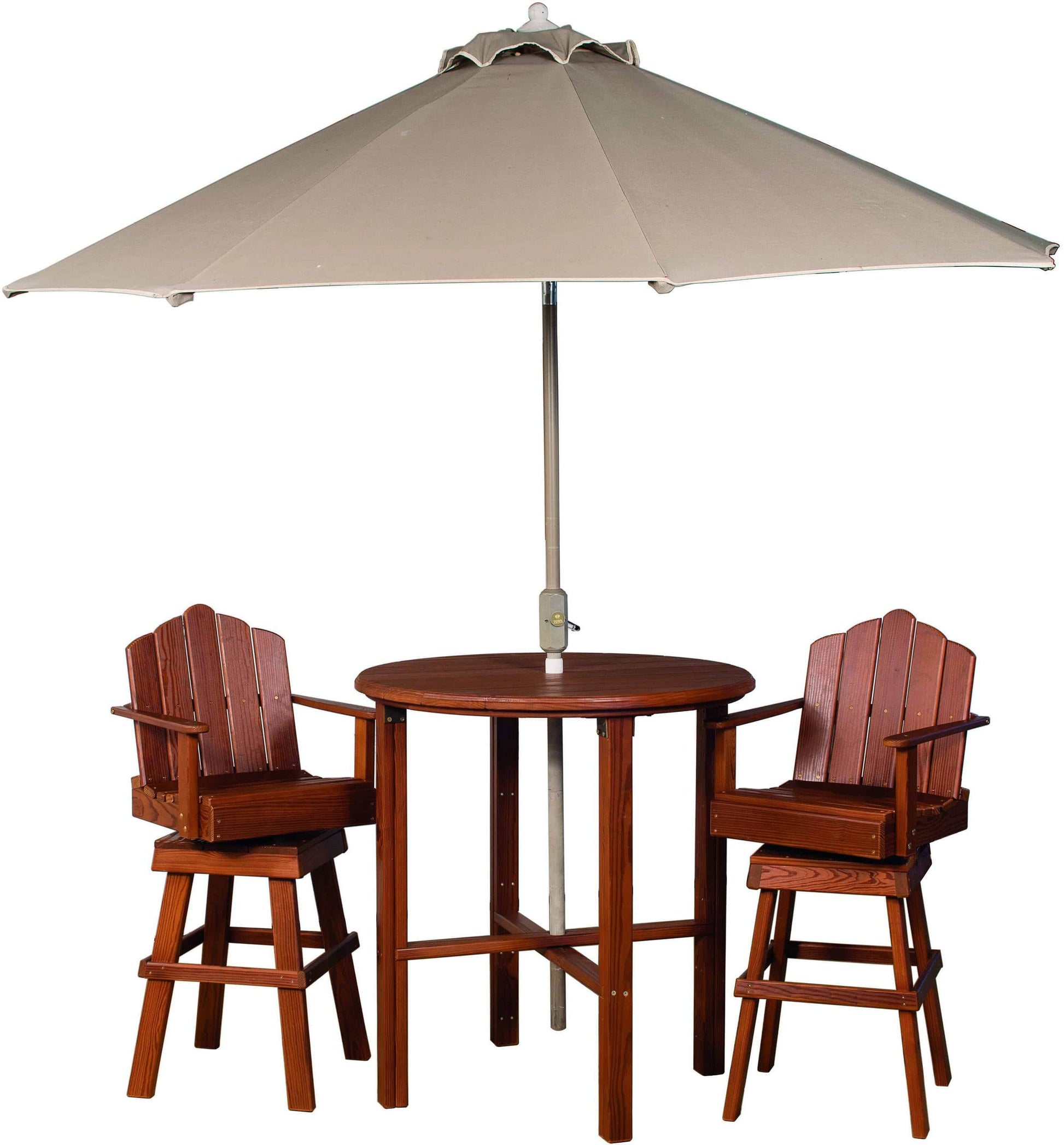 Natur Rasen & Terrasse Outdoor Wood Bistro Tisch
