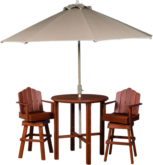 Natur Rasen & Terrasse Outdoor Wood Bistro Tisch