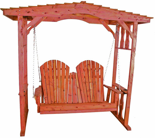 Nature's Rasen & Patio Swing mit Arbor