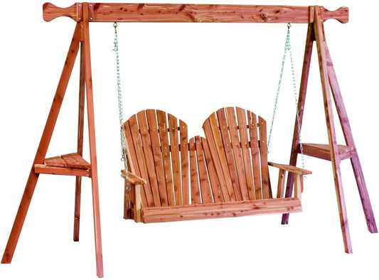 Natur Rasen & Patio Tripod Adirondack Swing