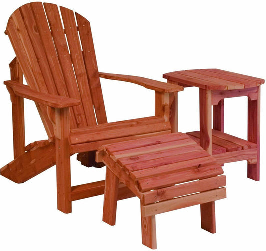 Natur Rasen & Patio Holz Adirondack Old Style Stuhl