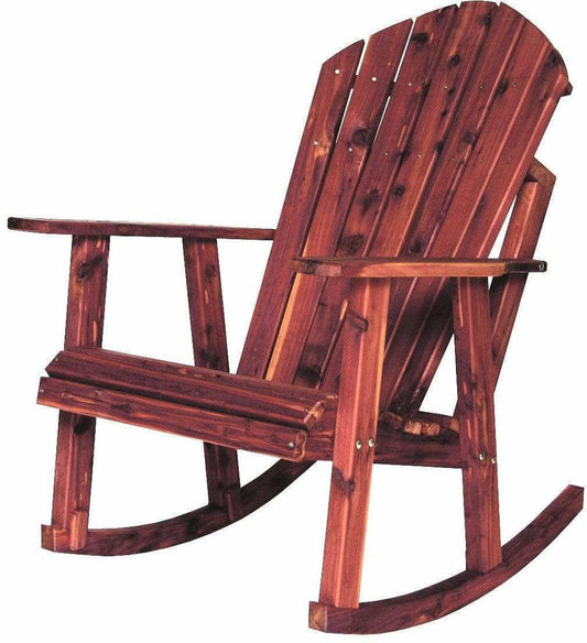 Natur Rasen & Patio Holz Adirondack Schaukelstuhl