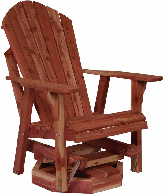 Natur Rasen & Patio Holz Adirondack Swivel Glider
