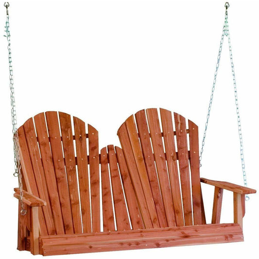 Natur Rasen & Patio Holz Veranda Swing
